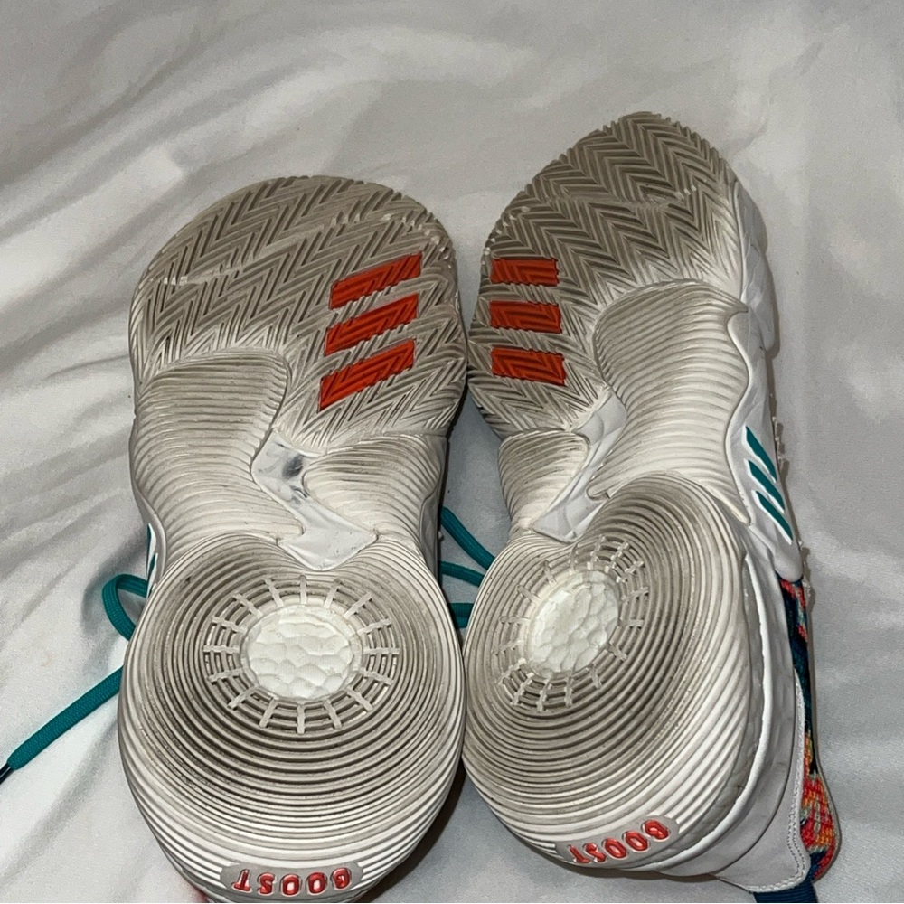 Adidas Trae Young 1 Tie-Dye Multicolor Men’s Side 10.5 - Picture 9 of 10